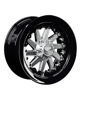 15″ Wheel for RZR Pro R (Packard Cyclone Silver) — manufacturer product image