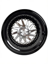 15″ Billet Aluminum Wheel for Can-Am Maverick R (Packard Cyclone Silver) — manufacturer product image