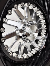 15″ Billet Aluminum Wheel for Can-Am Maverick R (Packard Cyclone Silver) — manufacturer product image