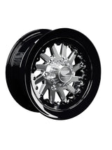 15″ Billet Aluminum Wheel for Can-Am Maverick R (Packard Cyclone Silver) — manufacturer product image