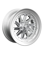 15″ Billet Aluminum Wheel for RZR Pro R (Packard Cyclone Polished Silver) — manufacturer product image