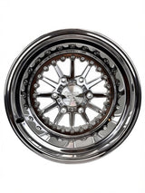 15″ Billet Aluminum Wheel for Can-Am Maverick R (Packard Element Polished Silver) — manufacturer product image