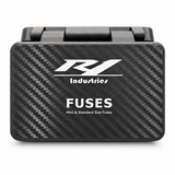 R1 Industries fuse kit storage case on white topography background