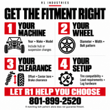 UTV wheel fitment checklist — machine, wheel dimensions, clearance and setup