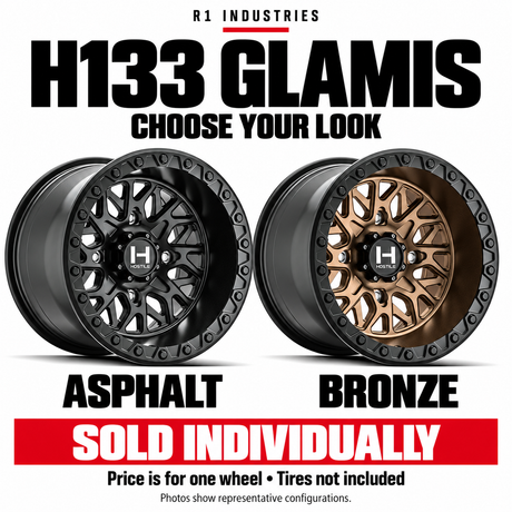Hostile H133 UTV wheel — Asphalt — 4 lug