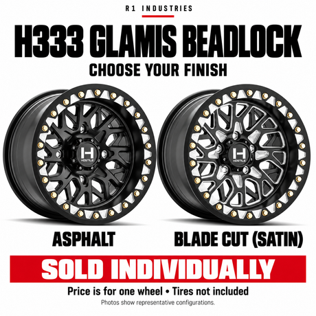 Hostile H333 UTV wheel — Asphalt — 4 lug