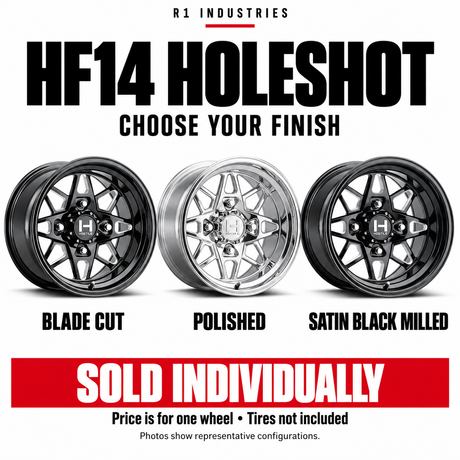 Hostile HF14 Holeshot UTV Wheel - Polished