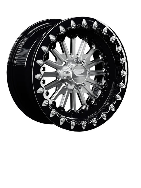 Packard Element forged beadlock silver 4x110 UTV wheel