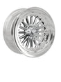 15″ Billet Aluminum UTV Wheel (Packard Element Polished Silver, 4x110) — Manufacturer studio configuration preview — elem slv 110 polb 7
