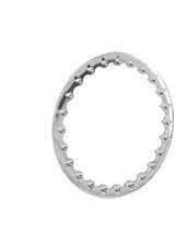 15″ Billet Aluminum UTV Beadlock Wheel (Packard V2 Super Star Polished Silver, 4x110) — Ring option — ring polished v1