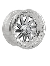 Packard cyclone ff forged polished beadlock silver rzr pro r 5x4 5 — manufacturer configuration rendering; representative image, not a photograph.