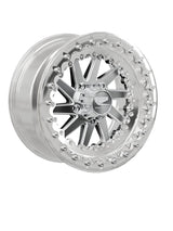 Packard cyclone ff forged polished beadlock silver rzr pro r 5x4 5 — manufacturer configuration rendering; representative image, not a photograph.