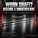 All Balls Racing RZR XP 1000 prop shaft — dynamic balancing helps reduce noise and vibration