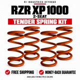 Polaris RZR XP 1000 2-Seat Tender Spring Kit in Orange Madness (Darker Shade)