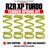 Polaris RZR XP Turbo Tender Spring Kit in Lime Squeeze