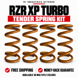 Polaris RZR XP Turbo Tender Spring Kit in Orange Spectrum (Lighter Shade)