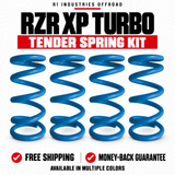 Polaris RZR XP Turbo Tender Spring Kit in Sky Blue