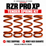 Polaris RZR Pro XP Tender Spring Kit in Orange Madness (Darker Shade)