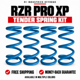 Polaris RZR Pro XP Tender Spring Kit in Sky Blue