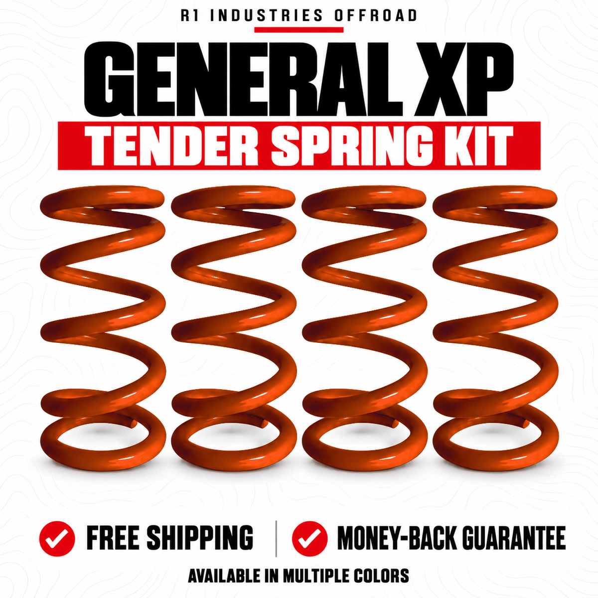 Polaris General XP Tender Spring Kit in Orange Madness (Darker Shade)
