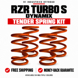 Polaris RZR Turbo S Dynamix Tender Spring Kit in Orange Madness (Darker Shade)