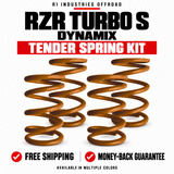 Polaris RZR Turbo S Dynamix Tender Spring Kit in Orange Spectrum (Lighter Shade)