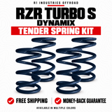 Polaris RZR Turbo S Dynamix Tender Spring Kit in Polaris Blue Fire