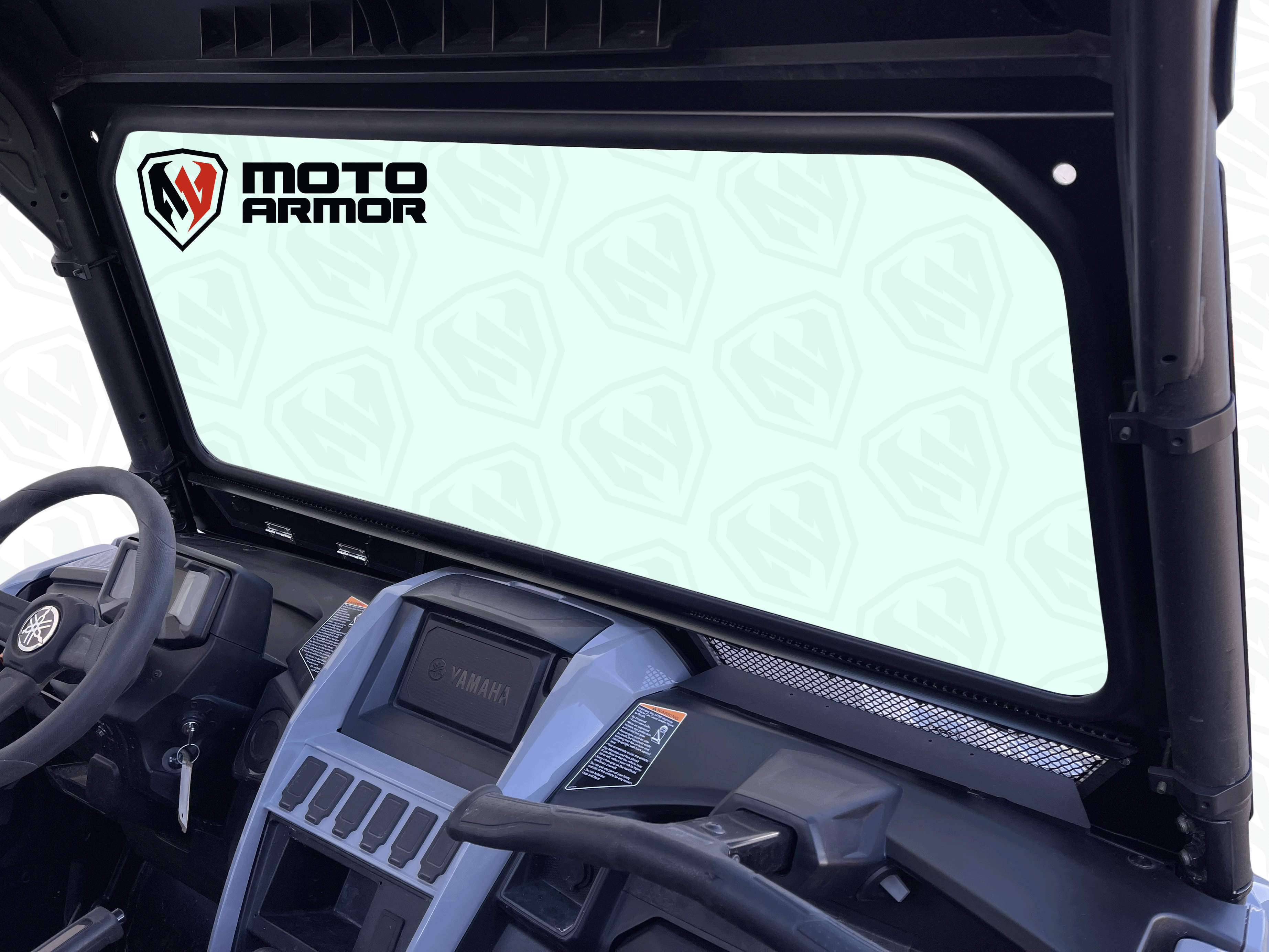 Photo of Yamaha Rmax 1000 Glass Windshield, Yamaha Wolverine by Moto Armor - Premium for UTVs / Side by Sides