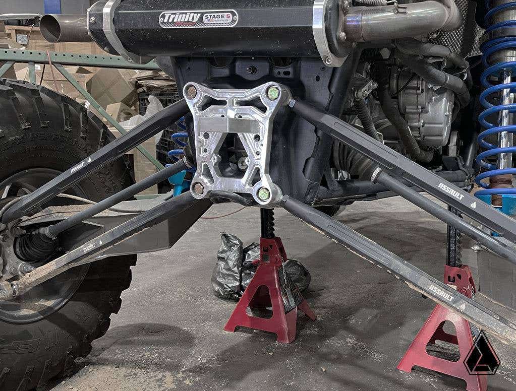 Photo of Assault Industries Stinger Billet Radius Rod Reinforcement Plate (Fits: Pro XP) by Assault Industries - Premium Radius Rods & Plates for UTVs / Side by Sides