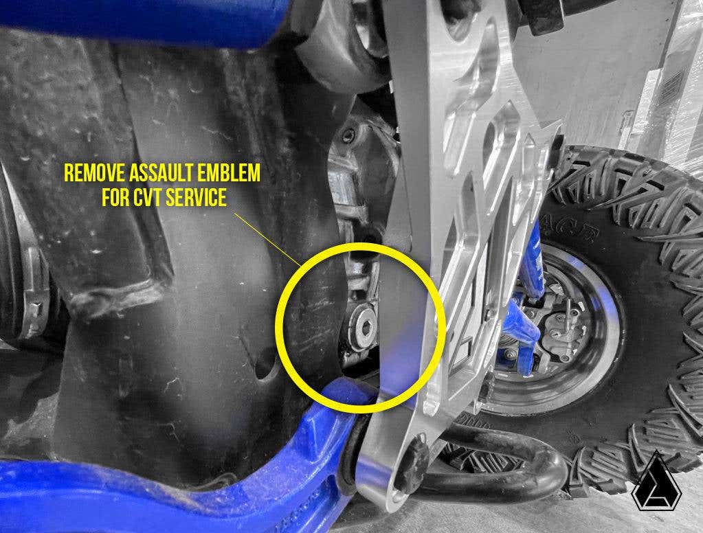 Photo of Assault Industries Billet Radius Rod Reinforcement Plate (Fits: Turbo S) by Assault Industries - Premium Radius Rods & Plates for UTVs / Side by Sides