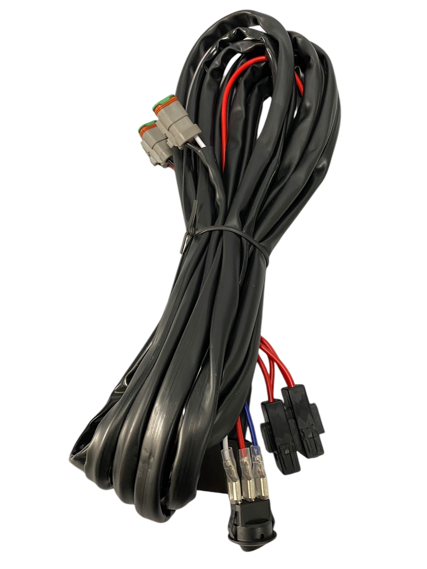 Photo of Amber Backlit Race Pod Pair Bundle With Wiring Harness by GGLighting - Premium for UTVs / Side by Sides