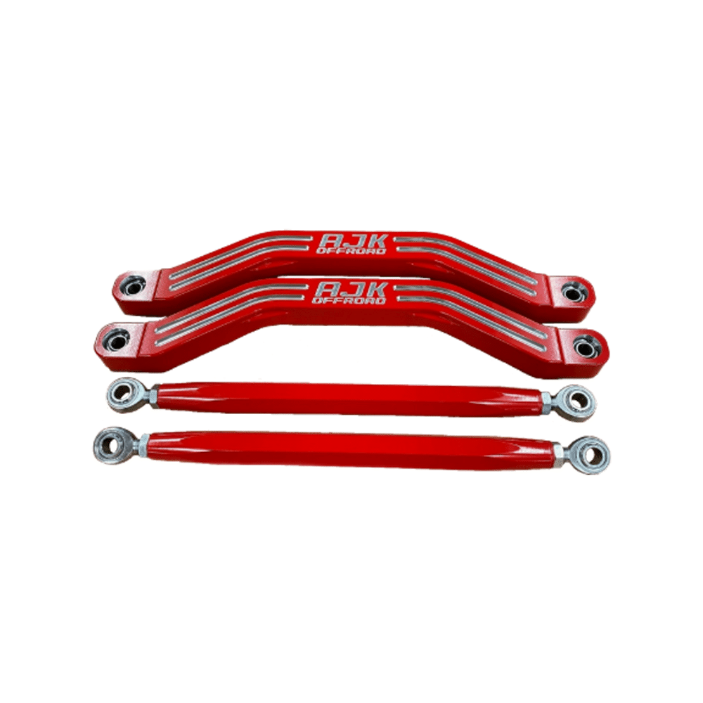 Honda Talon High Clearance Radius Rods  AJK Offroad Red Both R