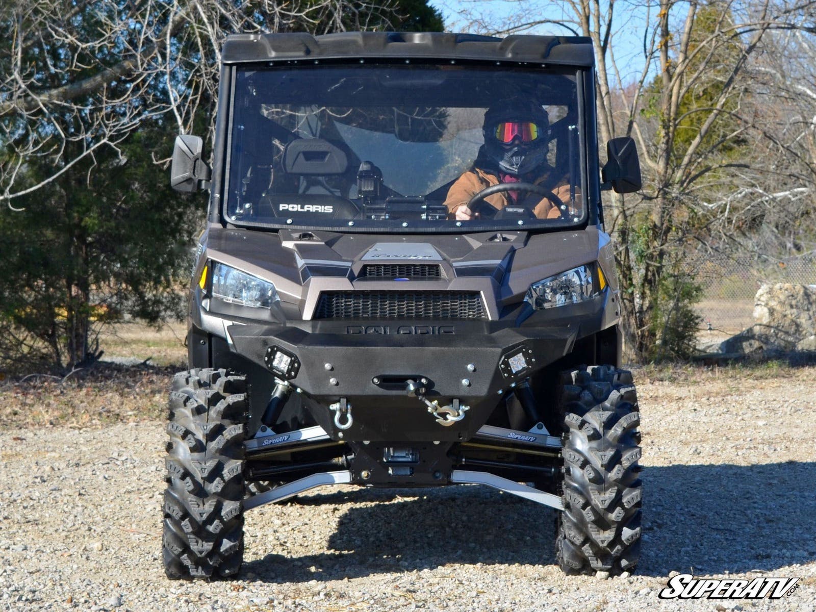 Photo of SuperATV Polaris Ranger Crew Full Size Plastic Roof by SuperATV - Premium Roofs for UTVs / Side by Sides