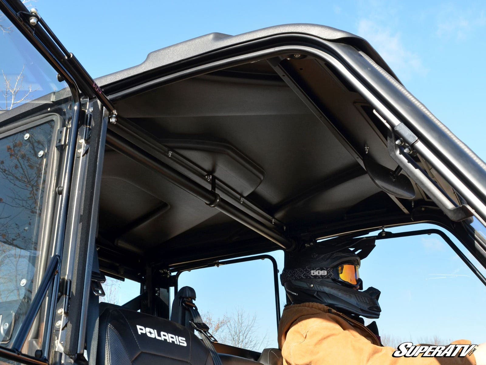 Photo of SuperATV Polaris Ranger Crew Full Size Plastic Roof by SuperATV - Premium Roofs for UTVs / Side by Sides