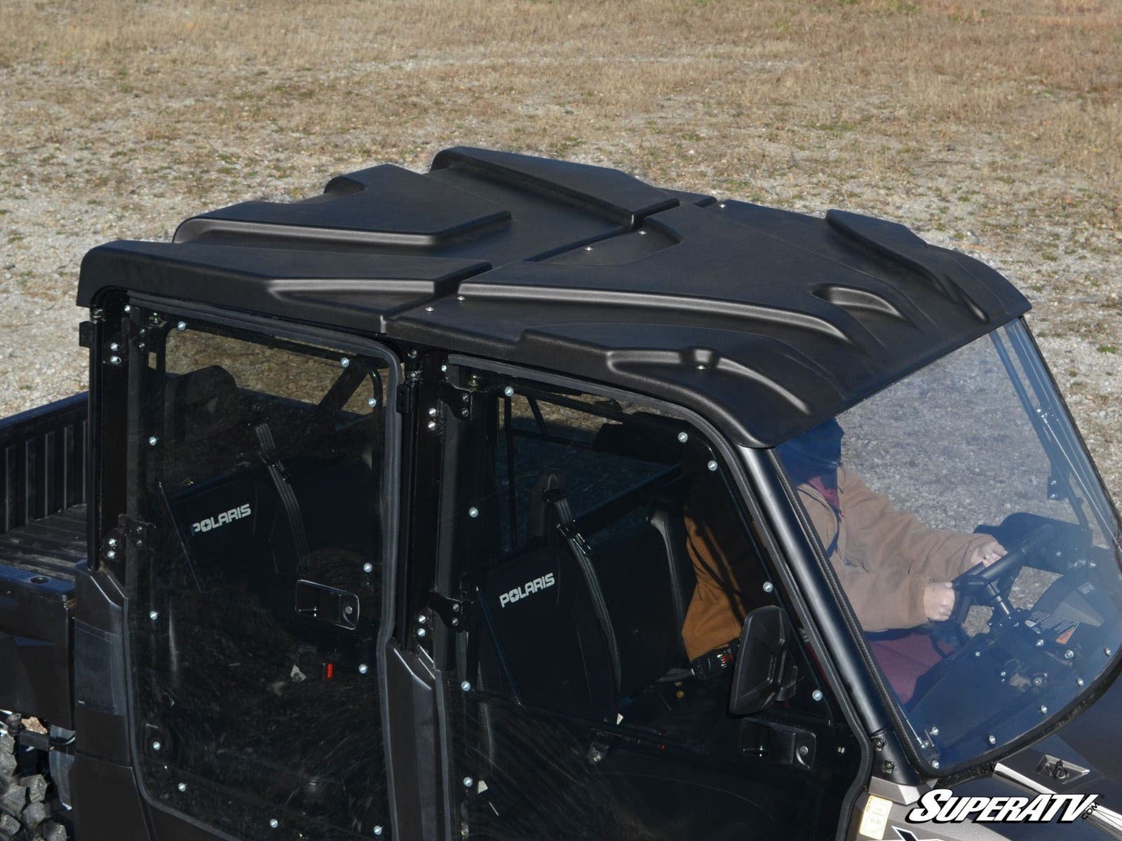 Photo of SuperATV Polaris Ranger Crew Full Size Plastic Roof by SuperATV - Premium Roofs for UTVs / Side by Sides