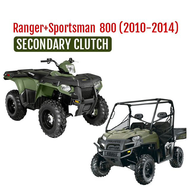Ranger 800 XP (2010-2014) Secondary Clutch - Tied type Upgrade EBS