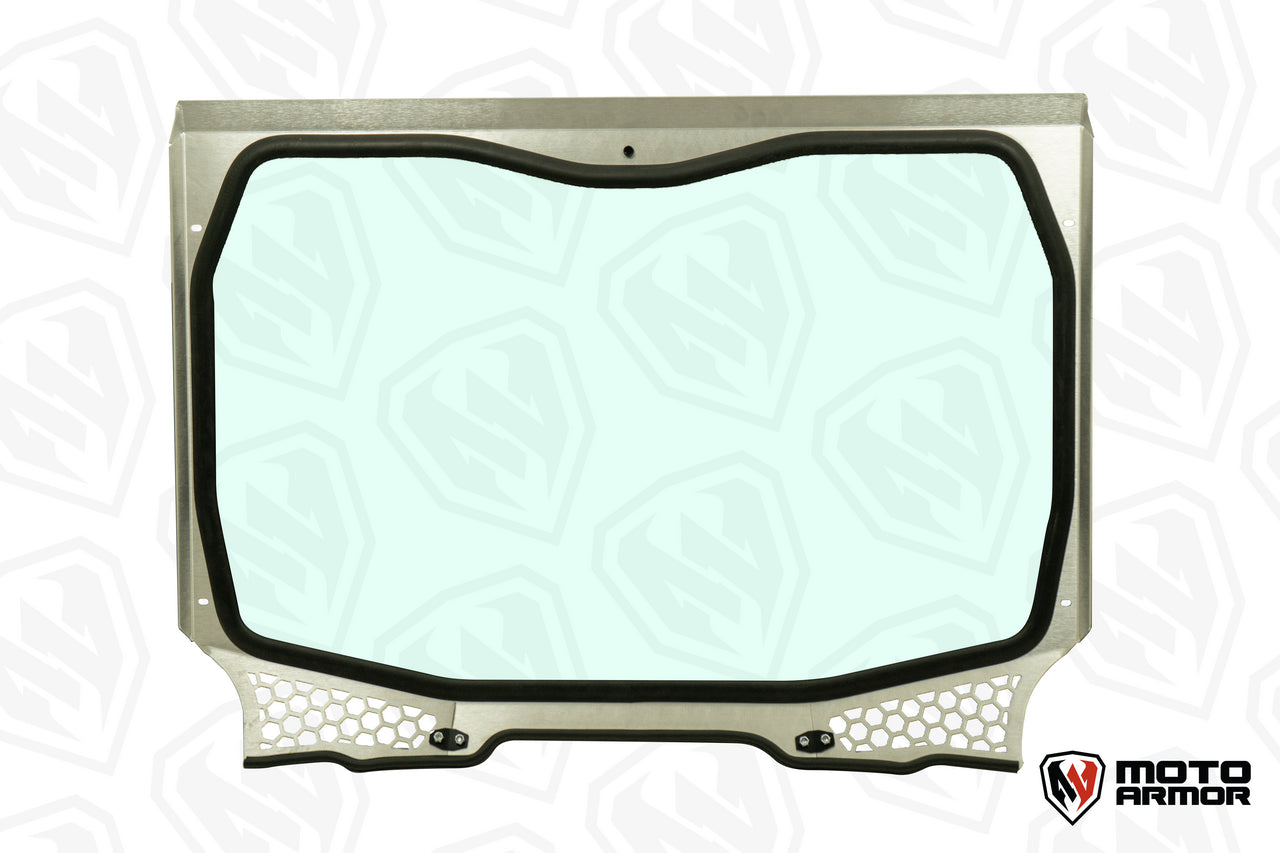 Photo of Polaris RZR Pro XP / Turbo R / Pro R Full Glass Windshield for VOODOO Riders Cage by Moto Armor - Premium Windshields for UTVs / Side by Sides