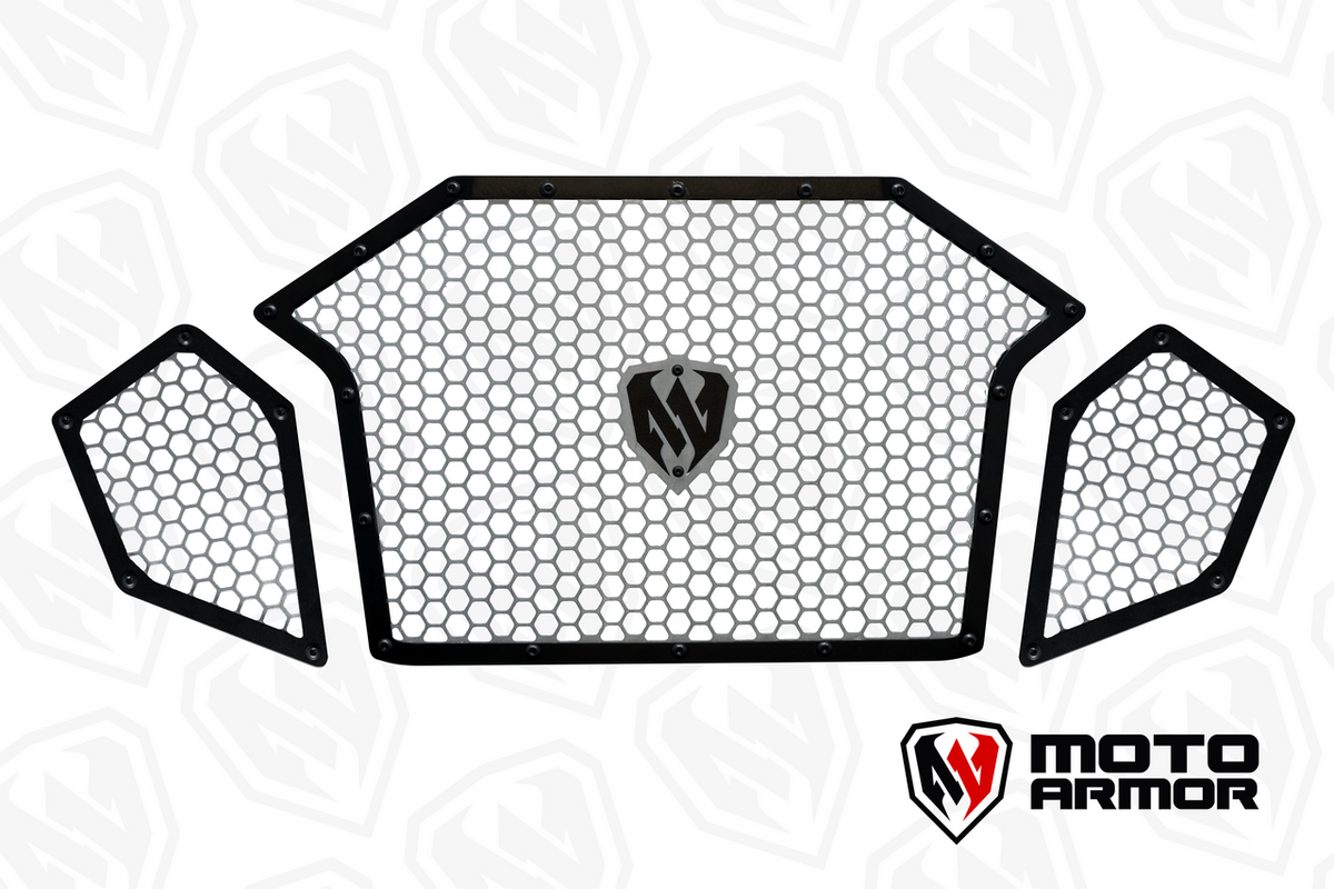 Photo of MA TURBO R/PRO R COMPLETE FRONT GRILL SET by Moto Armor - Premium for UTVs / Side by Sides