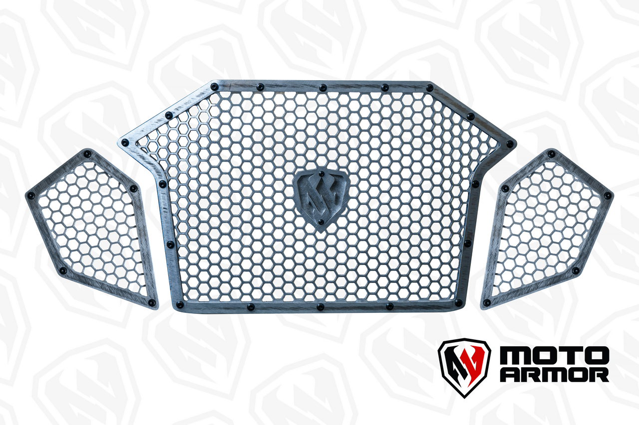 Photo of MA TURBO R/PRO R COMPLETE FRONT GRILL SET by Moto Armor - Premium for UTVs / Side by Sides