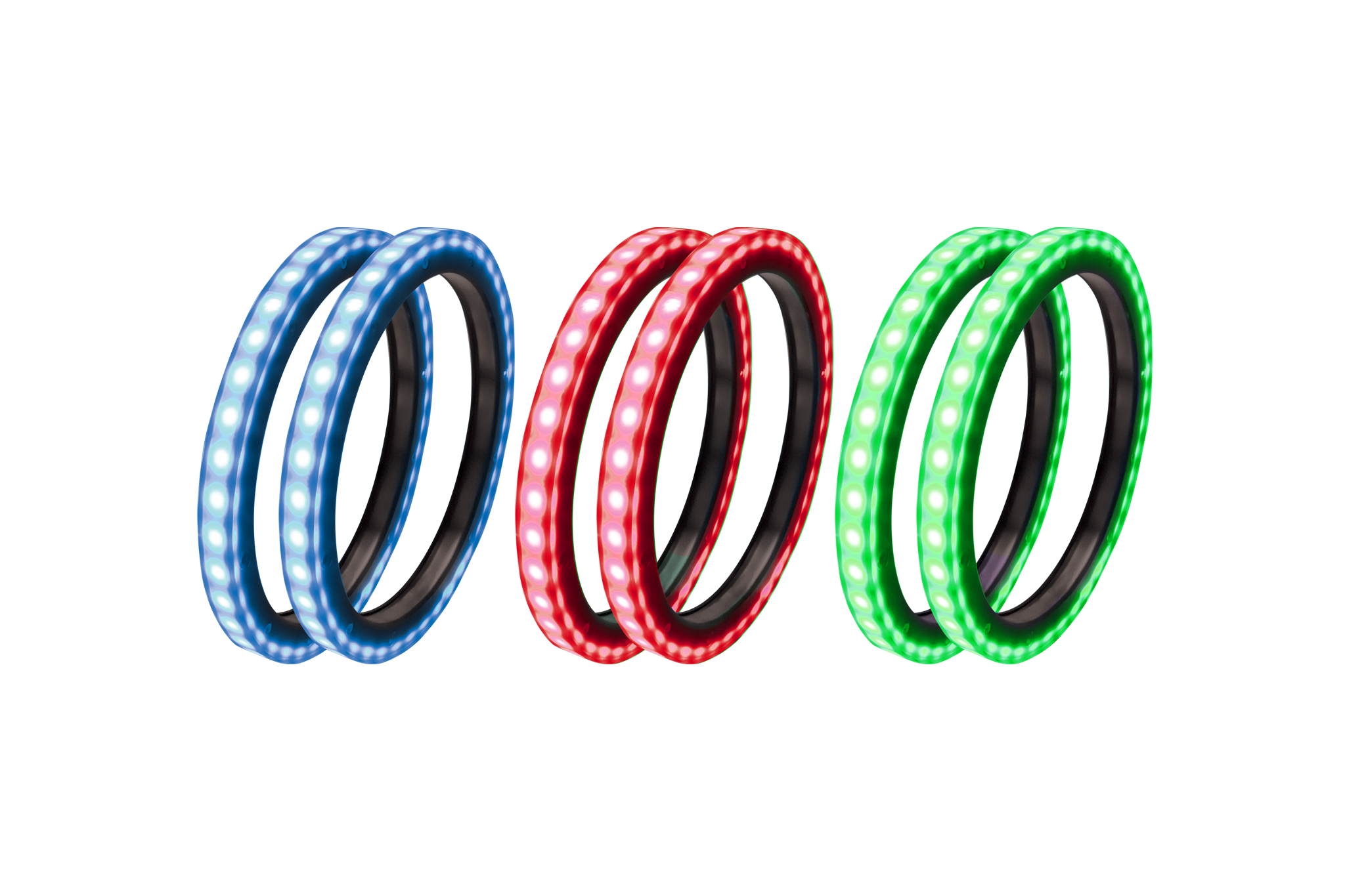 Photo of 6.5" RGB LED Speaker Rings (Pair) | UTVS-65LSR by UTV Stereo - Premium Speaker Light Ring for UTVs / Side by Sides