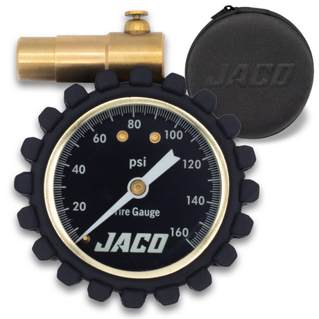 Photo of RDX-160 Presta Tire Pressure Gauge for Bikes (Max 160 PSI) | Road Bike & BMX Series by JACO - Premium Presta Tire Gauge for UTVs / Side by Sides