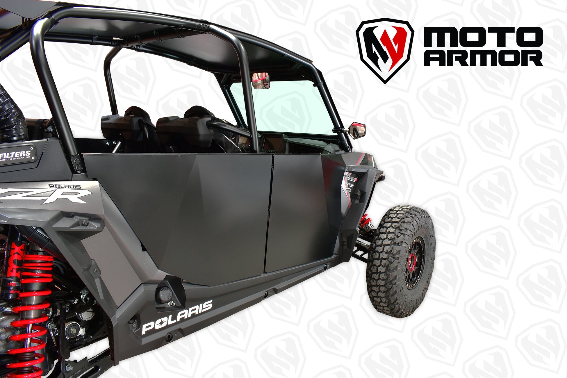 Photo of Aluminum Doors for RZR XP 4 1000, Turbo, Turbo S by Moto Armor - Premium for UTVs / Side by Sides