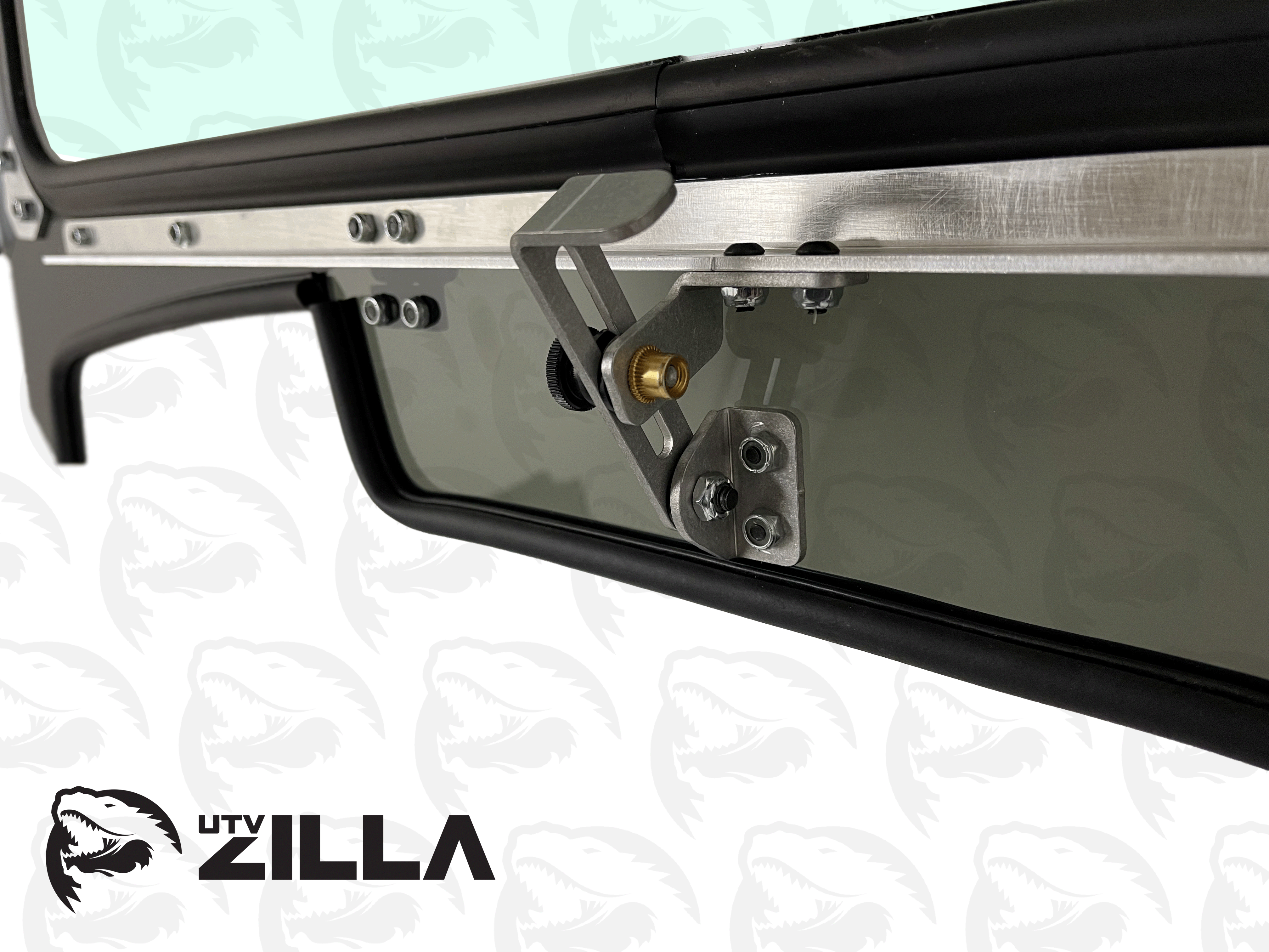 Photo of Vented Glass Windshield for Polaris RZR Trail with wiper by UTVZILLA - Premium for UTVs / Side by Sides
