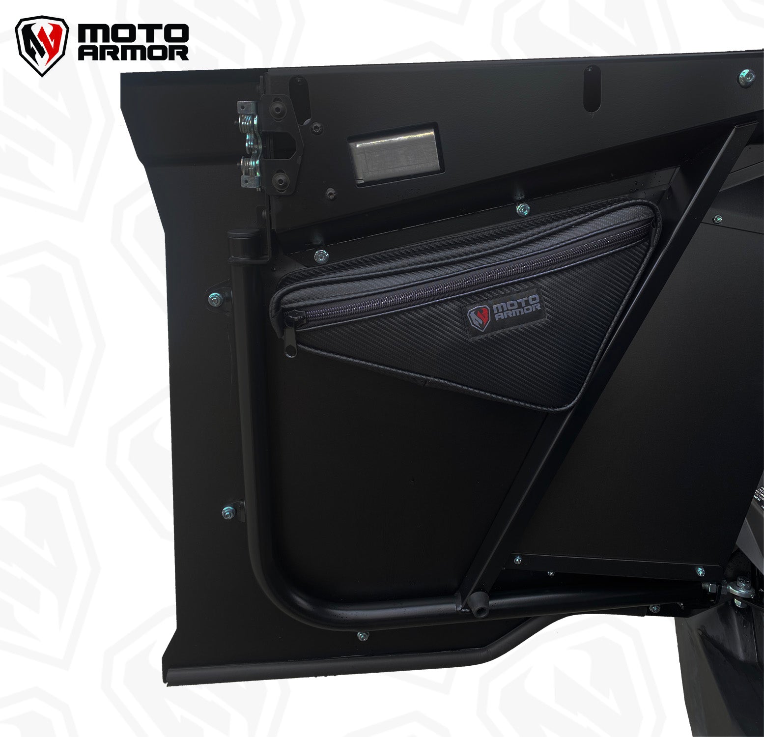 Photo of Moto Armor Pro 4 Seat Rear Door Bags (2020-2024) by Moto Armor - Premium for UTVs / Side by Sides