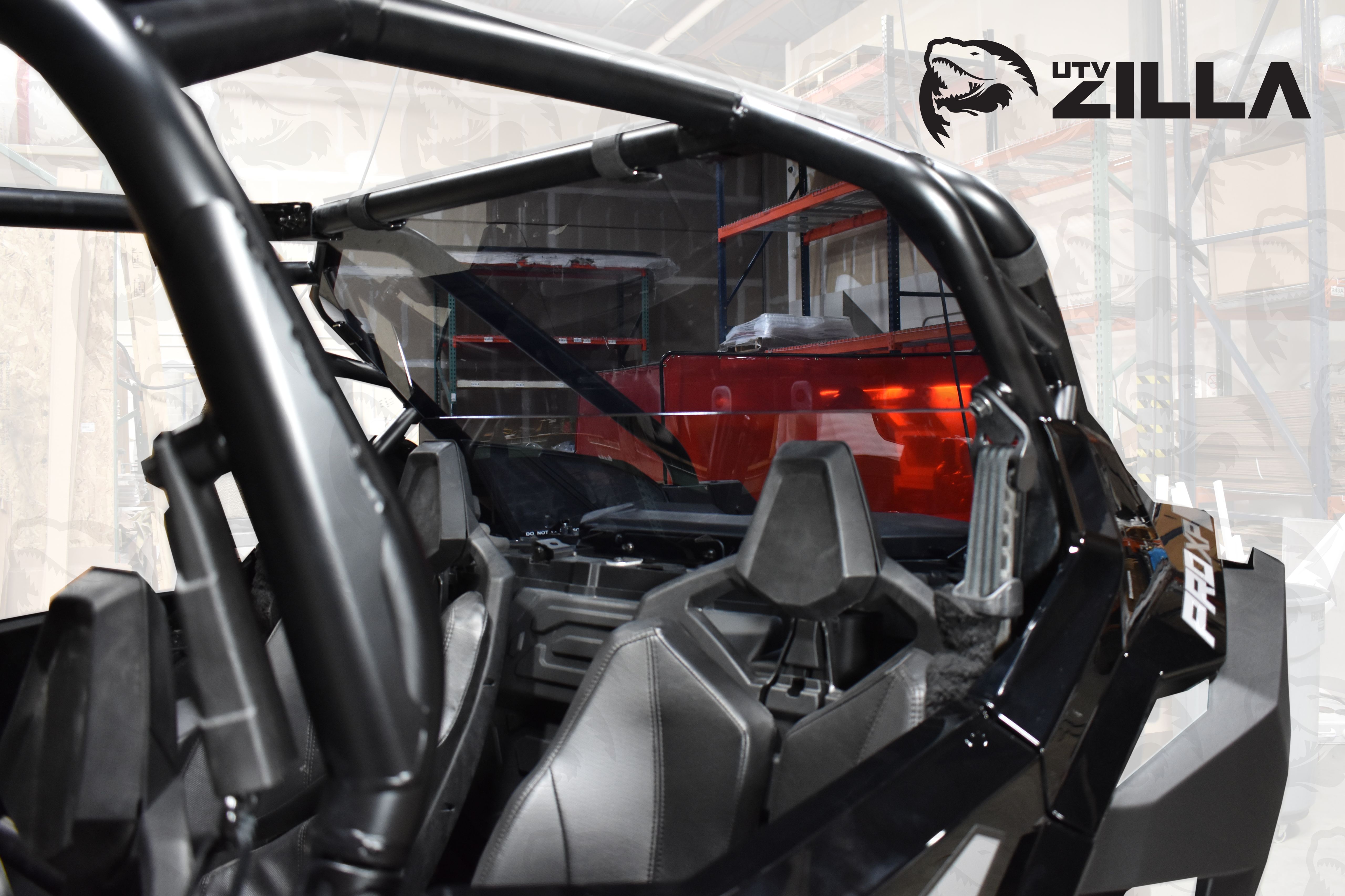 Photo of RZR PRO XP 2 Tinted Rear Window (2 Seat ONLY) by UTVZILLA - Premium for UTVs / Side by Sides