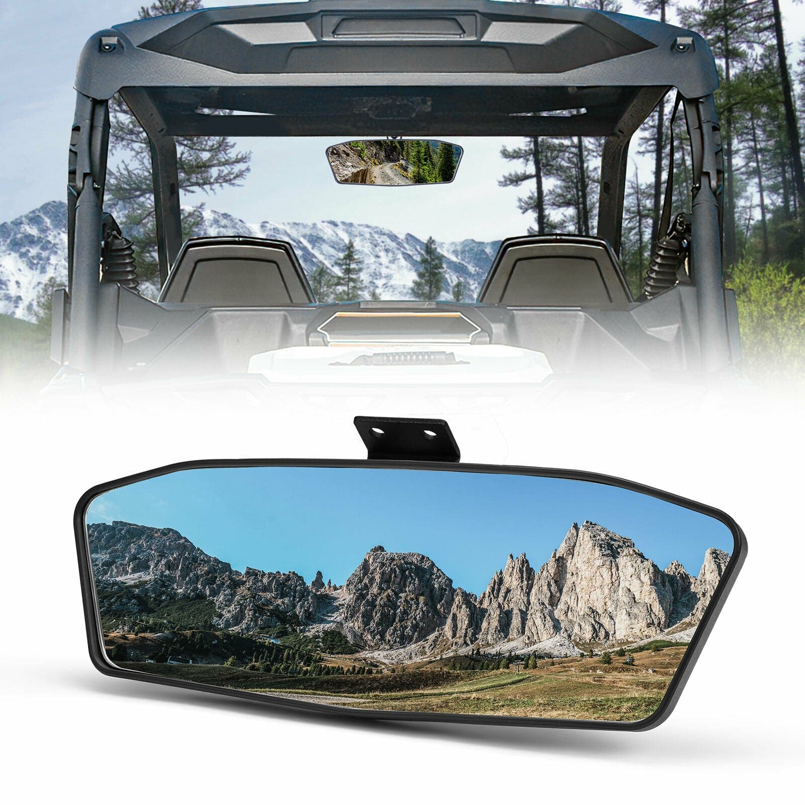 Photo of UTV Rear View Mirror for Can Am Maverick Trail & Sport, Commander by Kemimoto - Premium for UTVs / Side by Sides