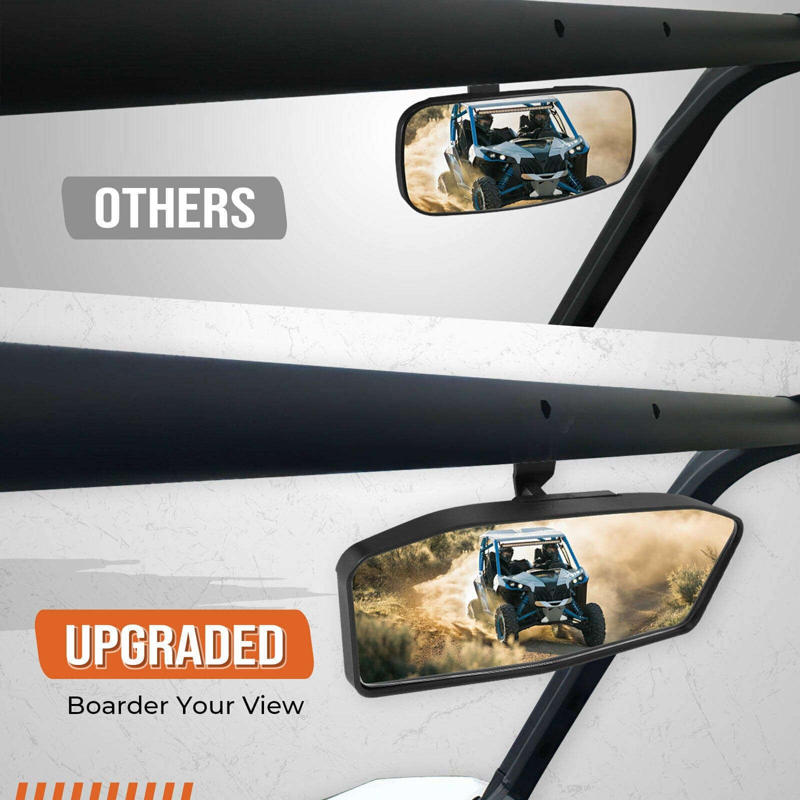 Photo of UTV Rear View Mirror for Can Am Maverick Trail & Sport, Commander by Kemimoto - Premium for UTVs / Side by Sides