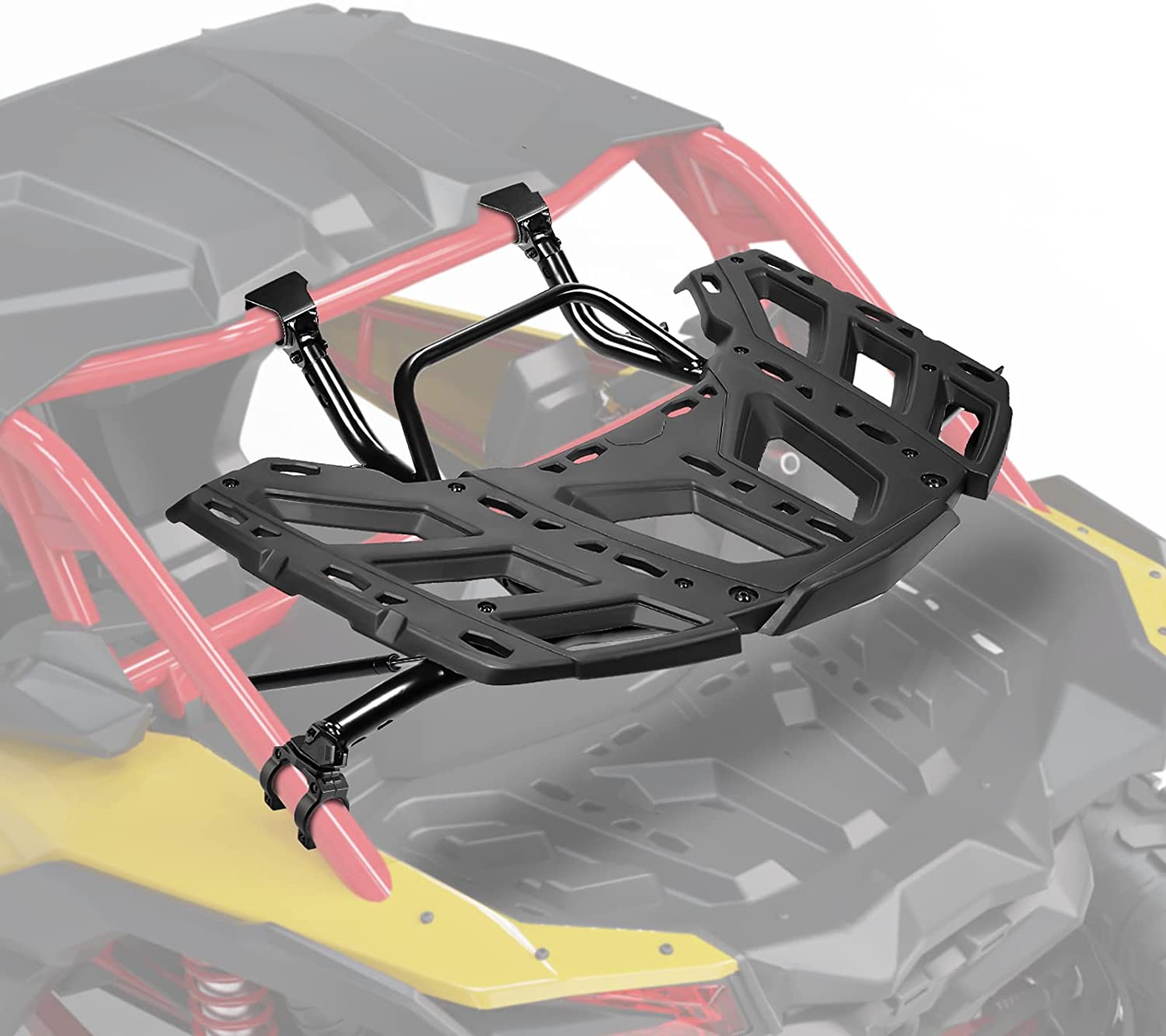 Photo of LinQ Pivoting Rack & Rear Storage Bag for Maverick X3/MAX by Kemimoto - Premium for UTVs / Side by Sides