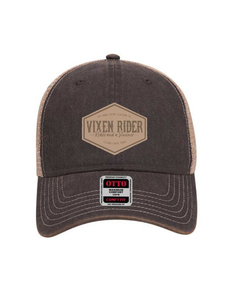 Photo of Rebel Dad Hat - Black by OFF-ROAD VIXENS CLOTHING CO. - Premium Hats for UTVs / Side by Sides