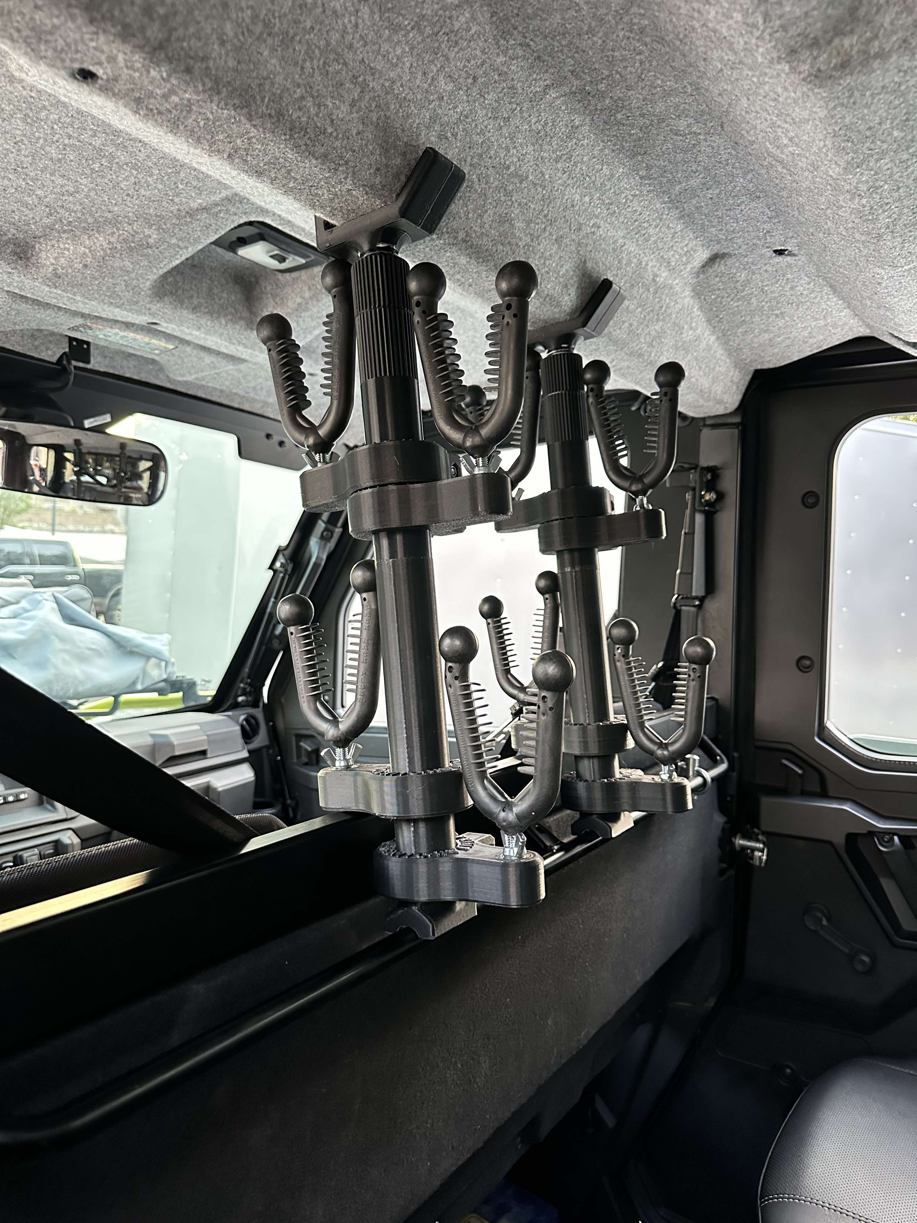 Polaris Ranger 900/1000 6 Seat, Northstar, Mid Cage, 2,3, and 4 Place Rifle Mounting System